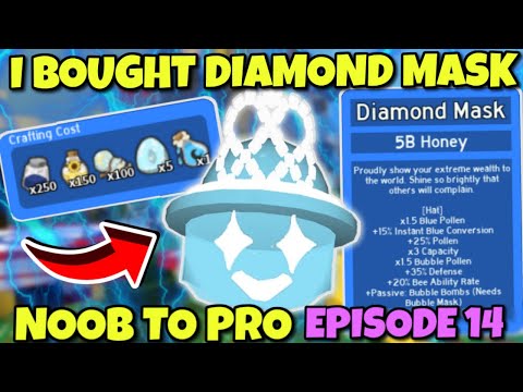 I BOUGHT DIAMOND MASK – Bee Swarm Simulator NOOB to PRO Episode 14