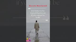 Niccolo Machiavelli || The Prince #shorts #philosophyquotes #quotes #trending #power