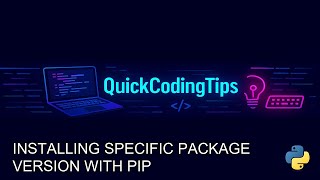Python Tutorial: Installing specific package version with pip