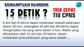 TRIK CEPAT JAWAB TIU CPNS 2021 - KEMAMPUAN NUMERIK SOAL CERITA [#81]