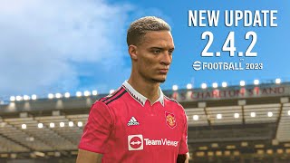 efootball 2023 New Update Version 2.4.2 Manchester United vs Sevilla - PC