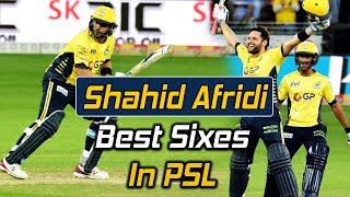 Shahid Afridi Best Sixes In PSL | HBL PSL|M1H1
