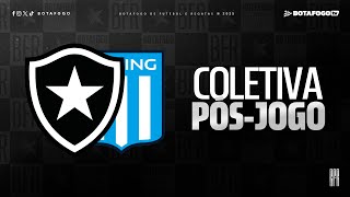 Coletiva pós-jogo com Cláudio Caçapa | Botafogo x Racing | Recopa