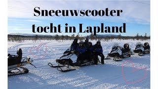 Sneeuwscooter tocht in Lapland!