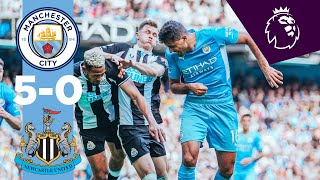 HIGHLIGHTS | Man City 5-0 Newcastle | Sterling, Laporte, Rodri, Foden goals!