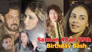 Salman Khan 59th Birthday Celebration 2024 | Bobby, Sangeeta Bijlani, Arbaaz, Sohail, Arpita \u0026 More!