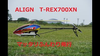 ラジコンヘリコプター　ALIGN　T-REX700XNを調整しながらマッタリ飛ばす