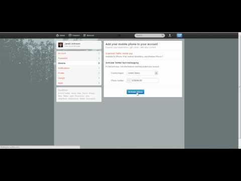 How to Receive SMS/Text Alerts from Twitter How to Receive SMS/Text Alerts from Twitter
