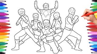 Power Rangers Coloring Pages for Kids, Power Rangers Coloring Painting, Power Rangers Coloring Book