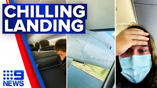 Terrifying mid-air emergency onboard Qantas flight | 9 News Australia