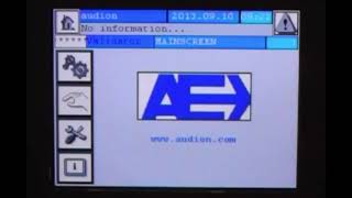 Audionvac Validatable Vacuum Chamber - Touchscreen Interface Overview