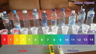 PH test - flaširana voda VS česmovača