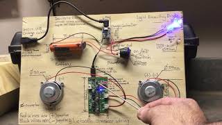 Bluetooth speaker components and circuitry