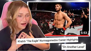 New Zealand Girl Reacts to Khabib "The Eagle" Nurmagomedov Career Highlights