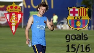 Young Croatian beast!! | Alen Halilović goals 15/16 for sporting gijon