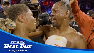 Behind the Scenes as Stevenson Knocks Out Herring becoming 2-Division Champ | REAL TIME EPILOGUE