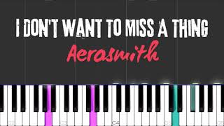 I Don't Want To Miss A Thing - Aerosmith