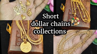 Short dollar chains collections whatsapp 7305451406 #trending #jewellery #fashion