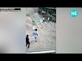 huge wall collapses and buries three up labourers in kashmir s pulwama horrifying incident on cam