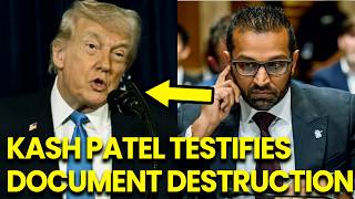 Judge ORDERS Immediate ARREST as Kash Patel CAUGHT Destroying Documents on Camera