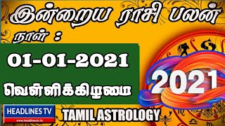 Today rasi palan - 01.01.2021 | இன்றைய ராசிபலன் - Headlines tv wishing all viewers happy new year