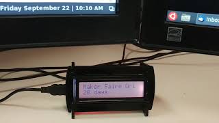 Node USB Serial Display Countdown