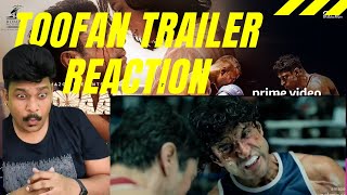 Toofan Trailer Reaction | Toofan Official Trailer | TOOFAN | Farhan Akhtar | Mrunal Thakur