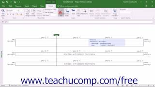 Project 2016 Tutorial Creating Mulitple Timelines-2016 Only Microsoft Training