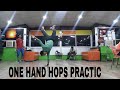 One hand hops practice...🤸‍♂️🤸‍♂️🤸‍♂️ #onehandstand #bboying #breakdance #powermove