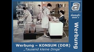 Werbung der KONSUM-Genossenschaft (DDR)