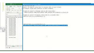Date Conversion JD Edwards In SQL-Server, PLSQL and Excel