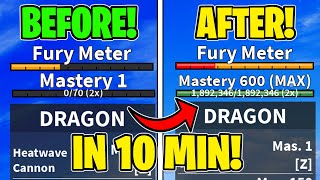 *GLITCH* HOW TO GET MAX MASTERY IN 10 MINUTES (BLOX FRUITS)