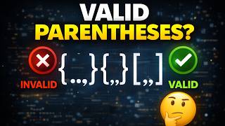 Valid Parentheses Problem Explained | Stack in JavaScript 🔥