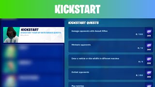 Fortnite วิธีทำ Kickstart มัดรวม 7 เควสต์ในคลิปเดียว