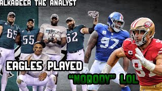 Eagles are getting a lot HATE for “injuring players” and “easy competition”