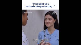I thought you looked cute yesterday #shorts #funny #crush #drama
