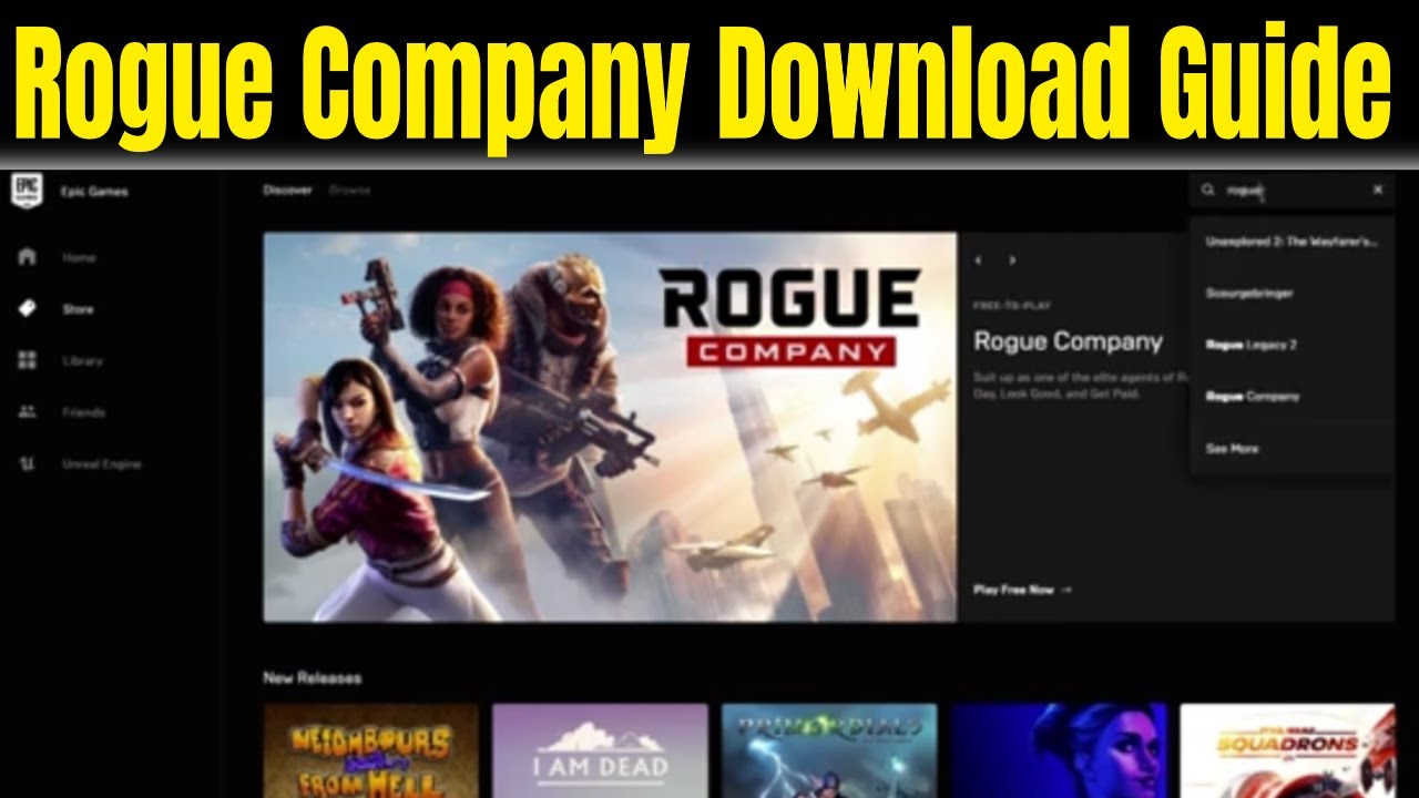 How To Download And Install Rogue Company From Epic Games Rogue