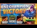 I WIN USING 1 CHAMPION THE WHOLE GAME (BEST STRATAGY) - BunnyFuFuu TFT