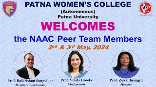 Cultural Programme | NAAC Peer Team Visit | 02-05-2024 | Patna Women's College