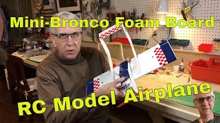 Mini Bronco Foam Board RC Model Airplane