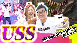 What Can $100 Get in Universal Studios Singapore part2- Foods & Attractions