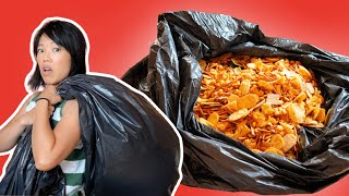 Cooking In A GARBAGE BAG?  - Trash Bag Cracker Mix Recipe