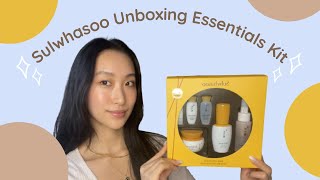 Sulwhasoo Essentials Kit - about the brand, unboxing, first impressions, full routine | SKINBYHELEN