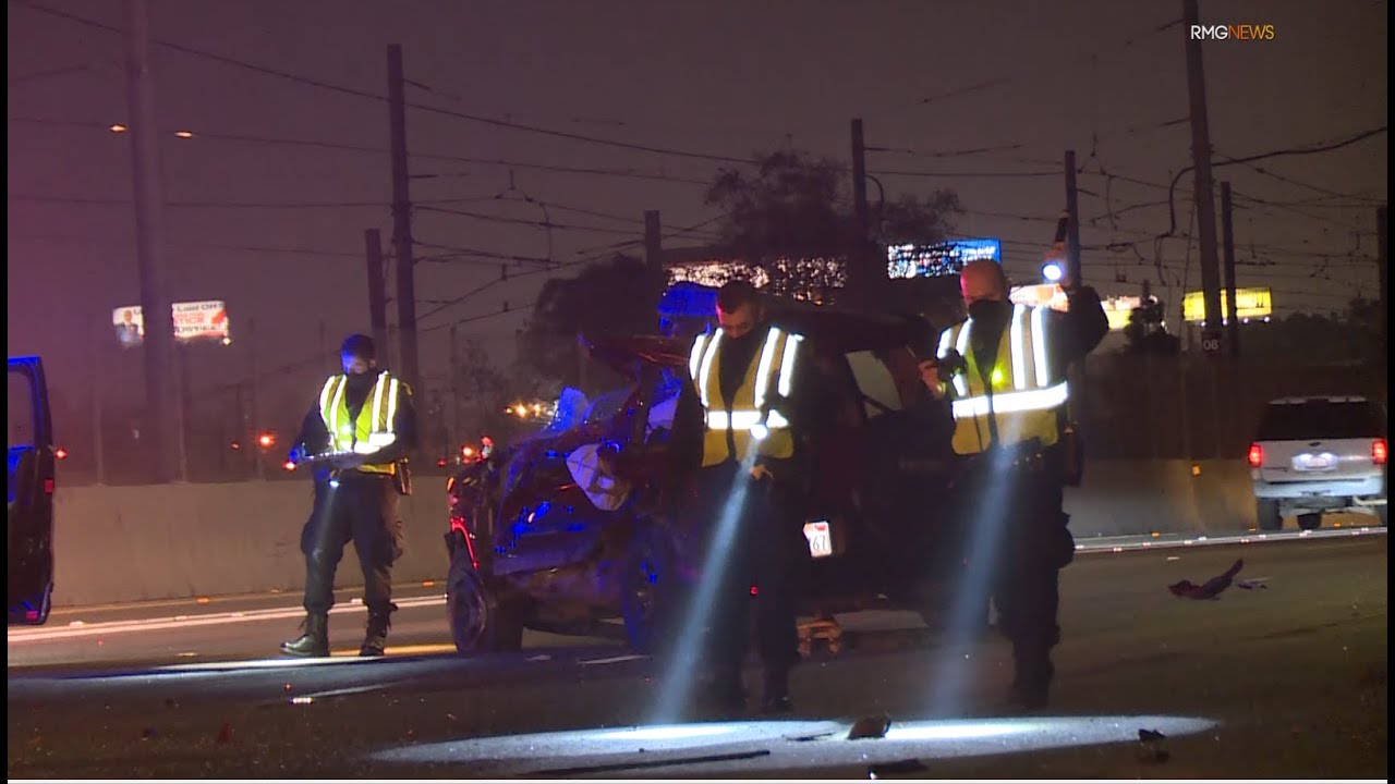 One Man Is Dead After A Roll-Over Crash On The Eastbound 105 Freeway In ...