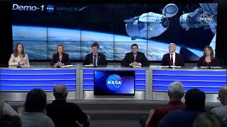 SpaceX Demo-1 Flight, NASA Prelaunch Briefing, February 28, 2019