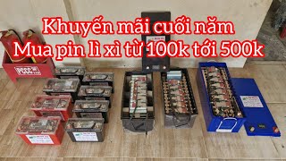 Khuyến mãi cuối năm khi mua pin đi quẩy bộ đeo vai và thuyền L/h 0979230945