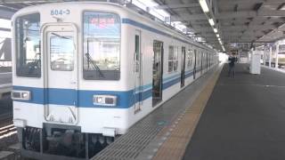 東武800型804F伊勢崎行き 太田駅発車