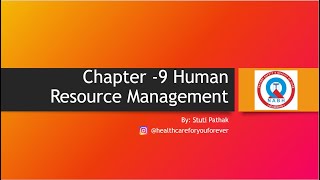 NABH Chapter  9 Human Resource Management (5th Edition)