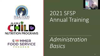 2021 Summer Food Service Program training