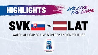 Highlights | Slovakia vs. Latvia | 2023 #IIHFWorlds